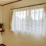 レースカーテンを主役にしたカーテン事例
