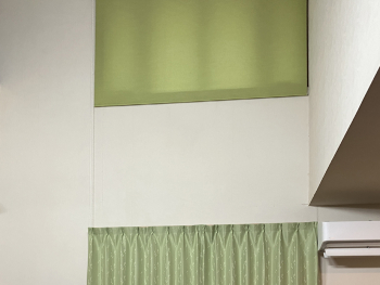 吹き抜け高窓ウィンドウトリートメント